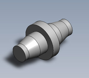 RE-22897: 20kHz Ti 1:1 Resonant iQ Booster w/Ti Clamp rings