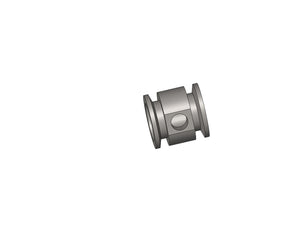 RP-3078: Vacuum Fitting, Adapter Tee, SS, NW25-NW25-1/4"NPT