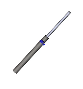 RP-12799: Gas Spring, High-Force Miniature Gas Spring, 7.95" Extended Length,