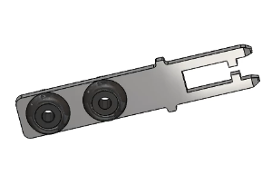 RP-14596: IE10-S2, Safety Lock Actuator, Straight, Rubber-Mounted