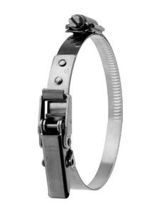 RP-15566: 210-255mm Diameter Hi-Torque  Rigid Claw Stainless Steel Quick Release Bandclamp (Natural)