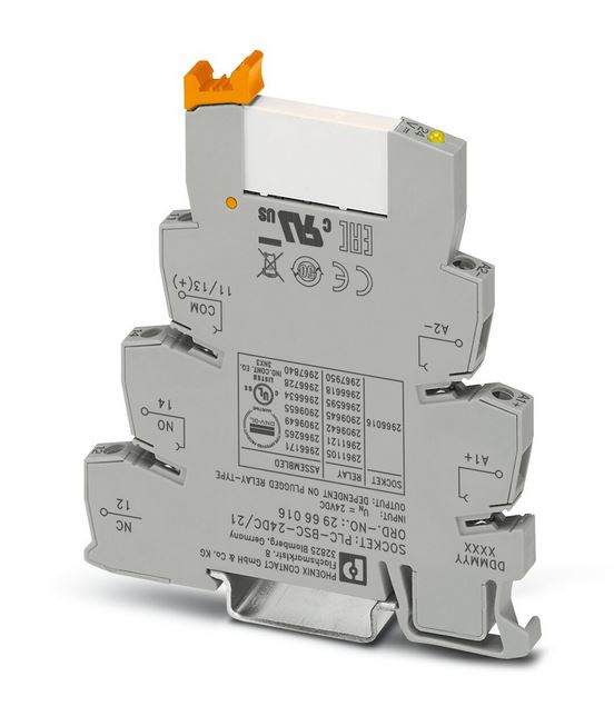 RP-8791: Relay, Terminal Block style, push in connections, SPDT, 24VDC coil, rated 6A 250V