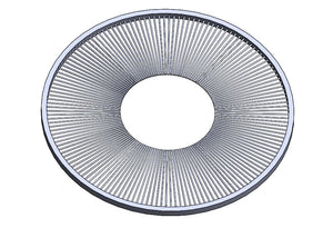 RP-13405: Ring seal, #4 galv. channel, 6.0" OD, 2.25" ID, .018" high heat nylon bristle