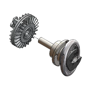 RP-14903: Safety Chuck, Flange Mounted, 30-40 Size,Type VT2, 1.5" Square, Extended Shaft perdrawing, with Manual ESB Brake shippeddisassembled from chuck.